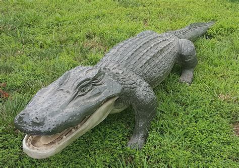 fake alligator skin clothing - life size alligator prop.